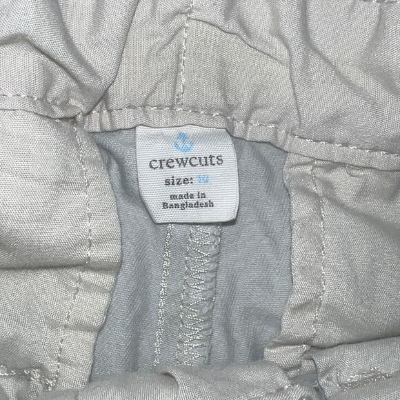 Crewcuts 10 Boys Khaki Uniform Shorts Flat Front Chino Church Preppy Boat School - Picture 3 of 6